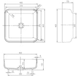 Marble stone basin - PURA Matt Finish